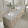 Lorelai 72" Double (Vanity Only Pricing) in Whitewashed Oak